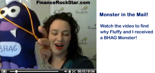 The Numbers Whisperer™ gets a visit from The Word Chef Mascot (BHAG)